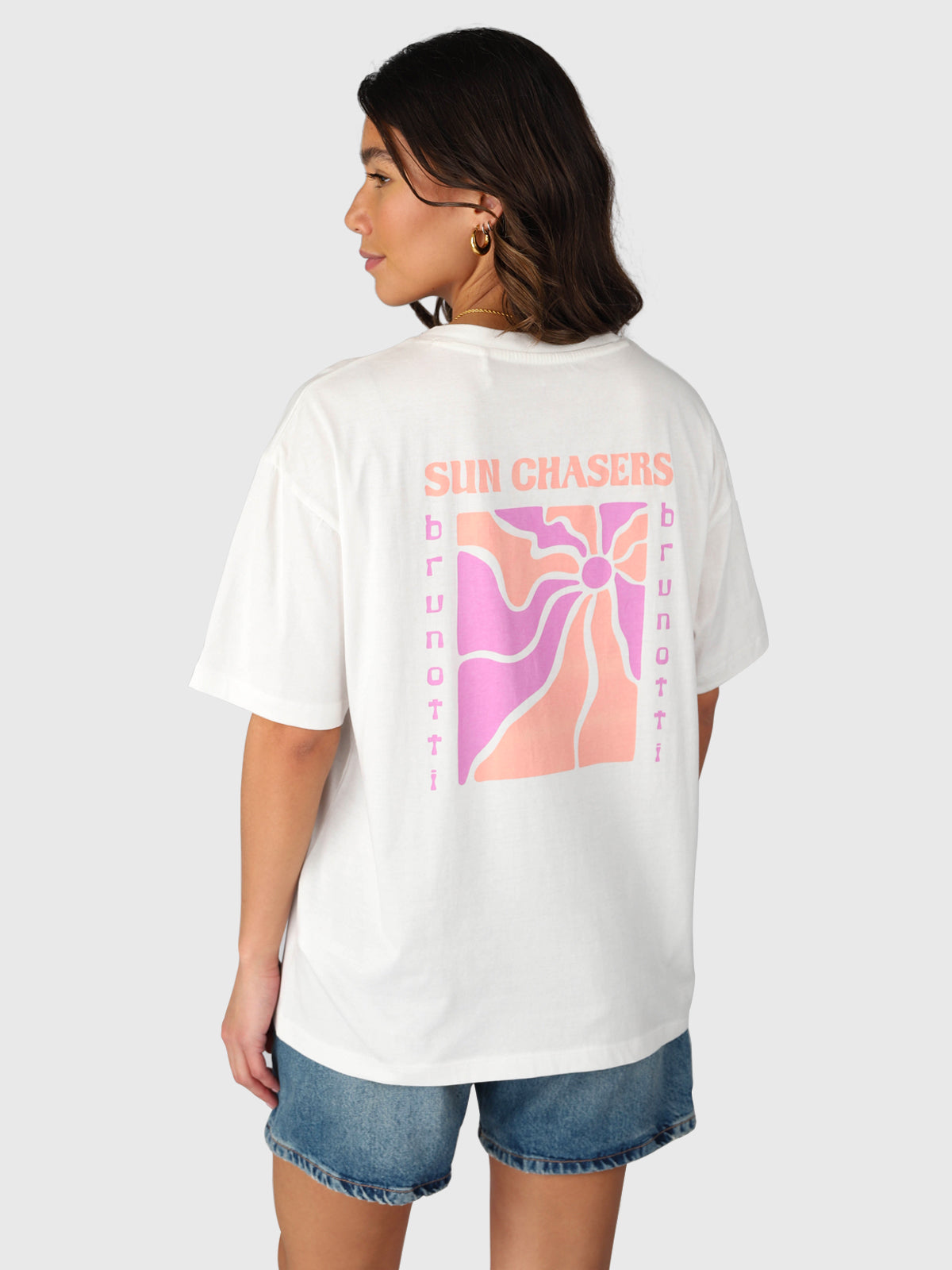 Sunnia Dames Oversized T-shirt | Snow