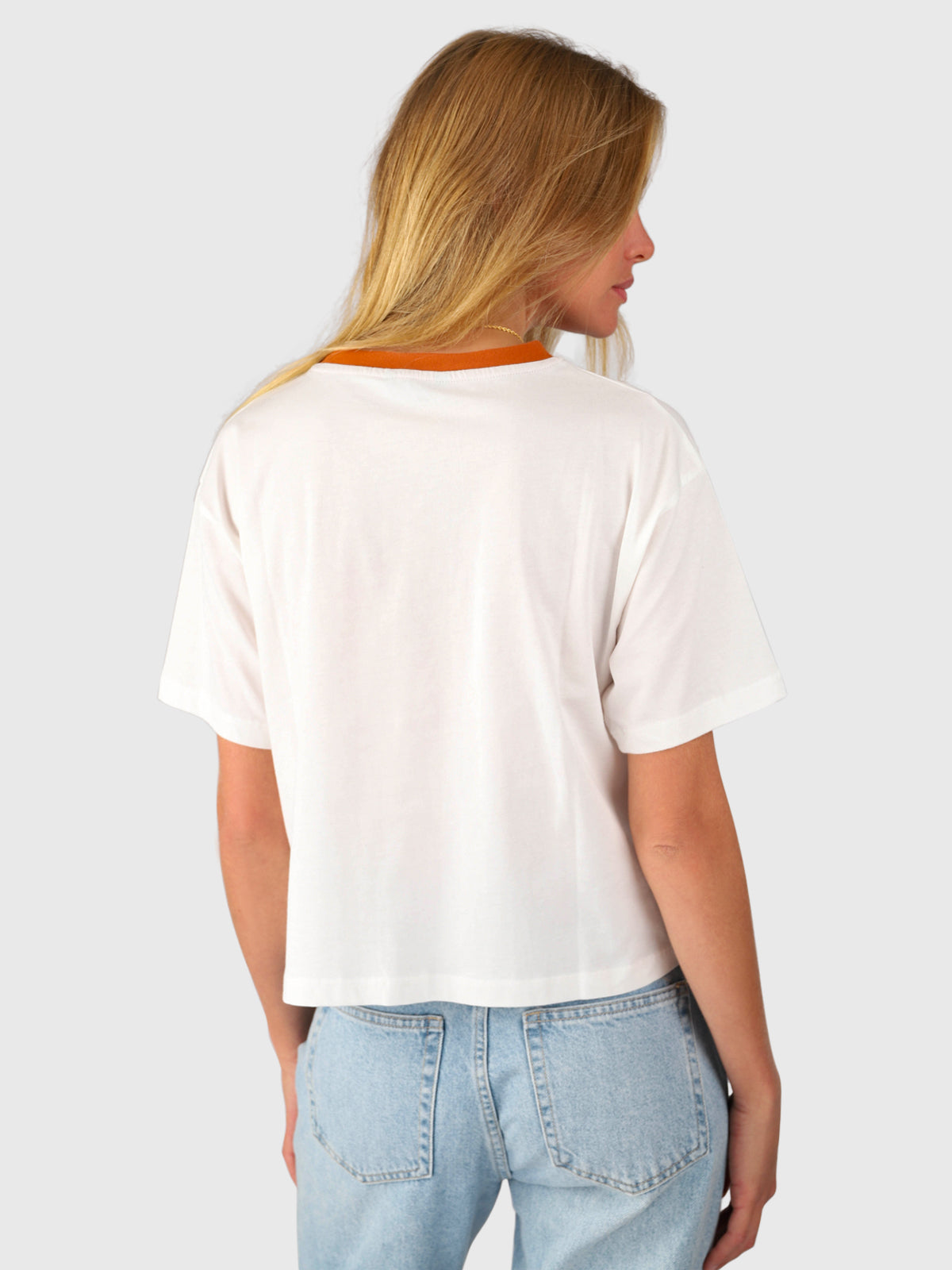 Saeda Women Boxy T-shirt | Snow