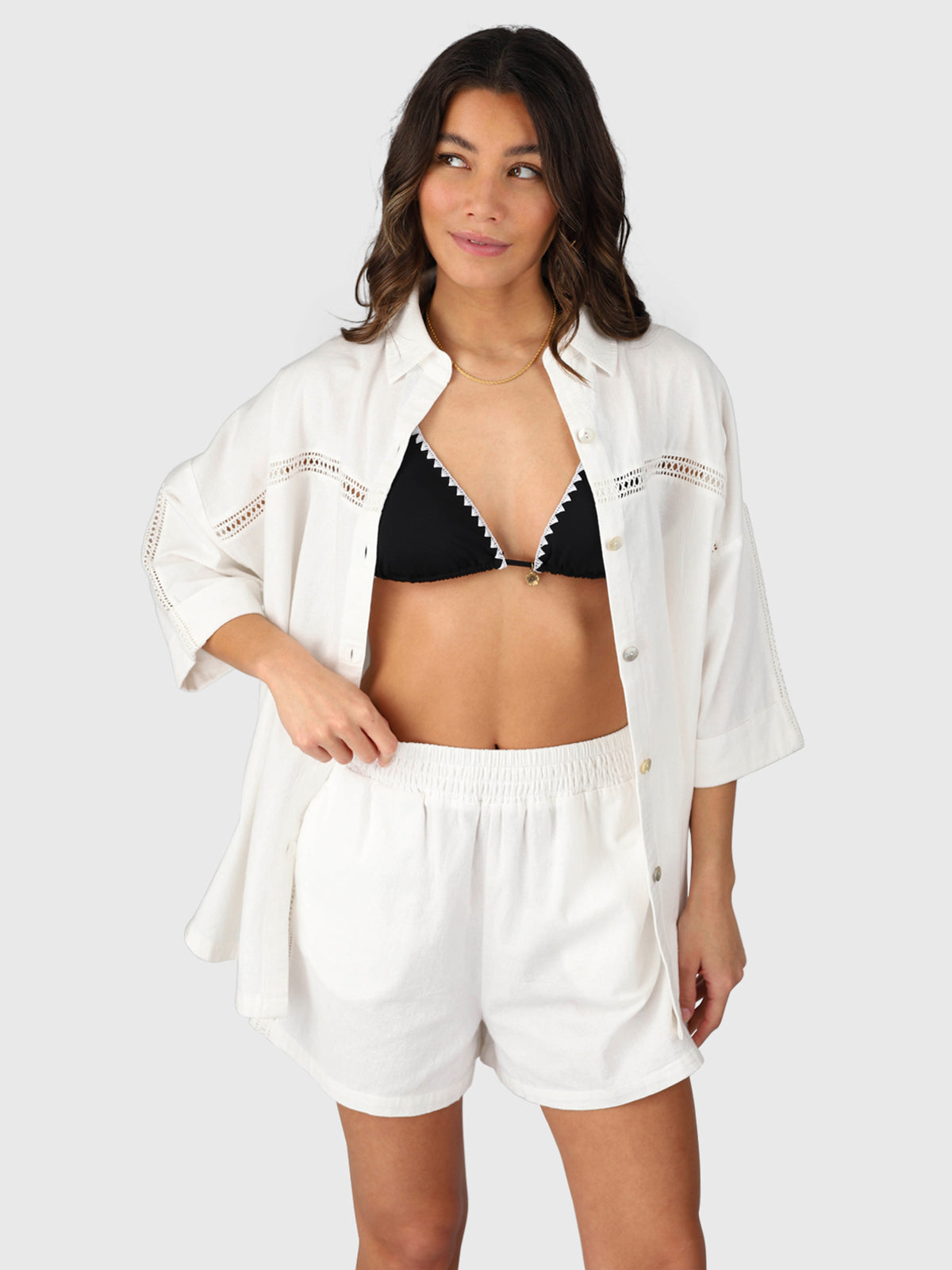 Candice Women Shorts | Cream