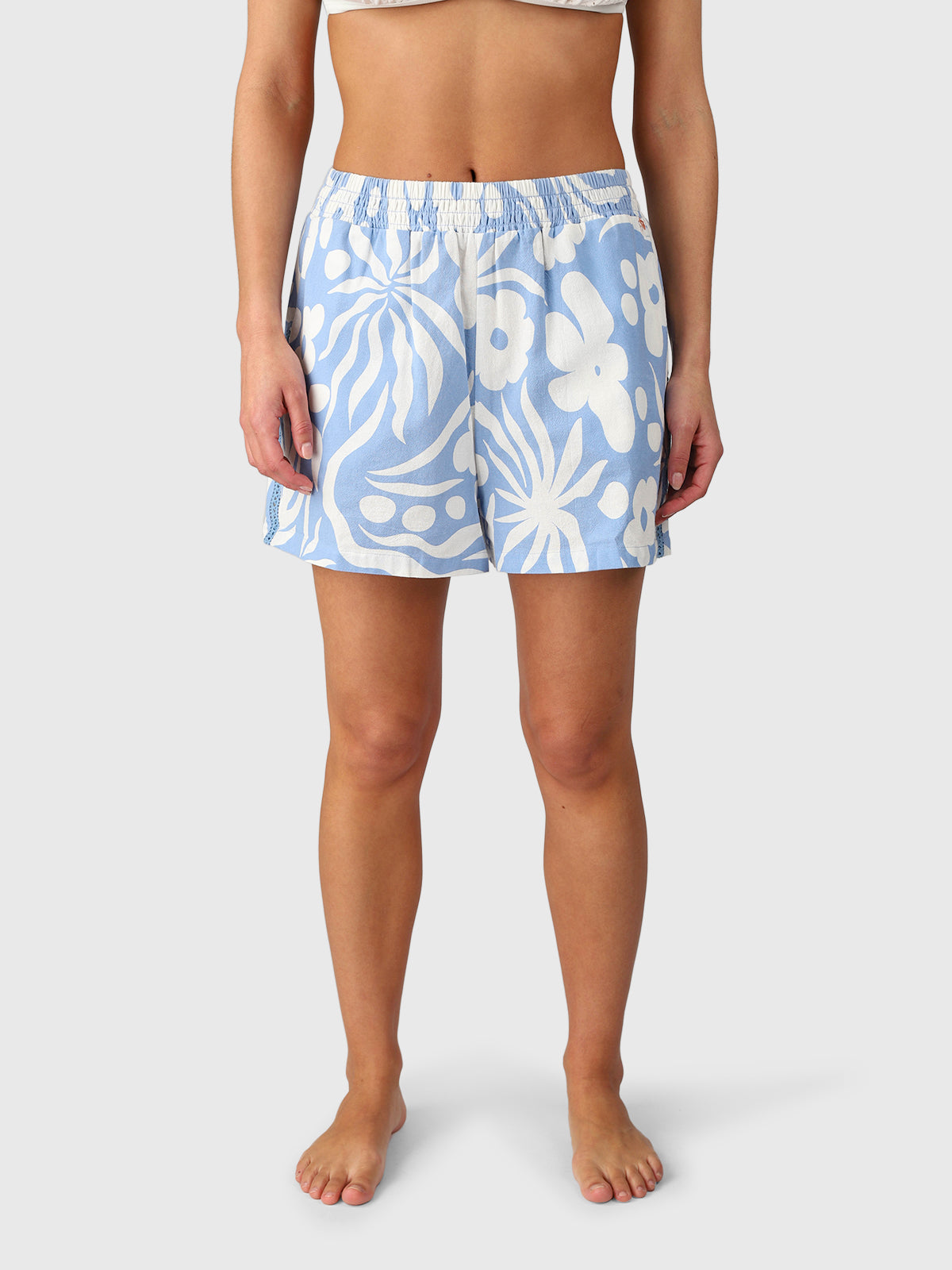 Candice-Swirl Women Shorts | Bluebell