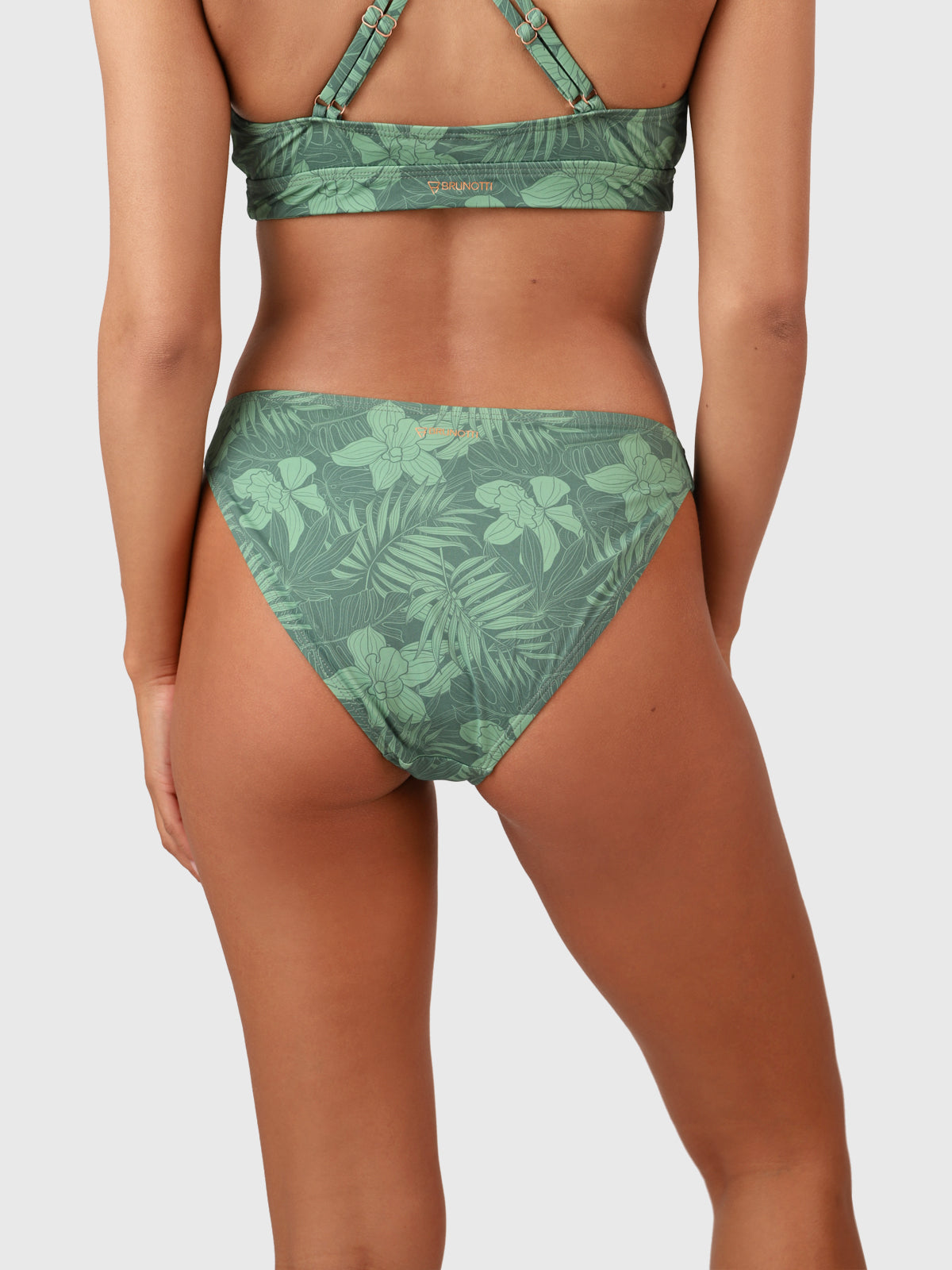 Nolestina-Leaf Damen Bikini Hose  | Juniper