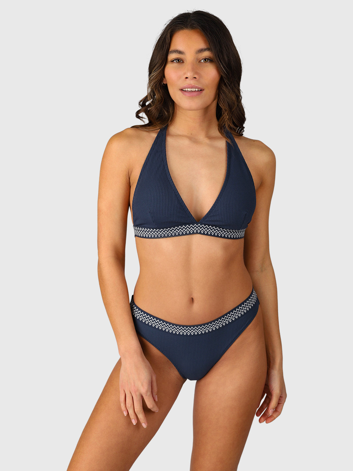 Noles-Rib Dames Bikinibroekje | Indigo Blue