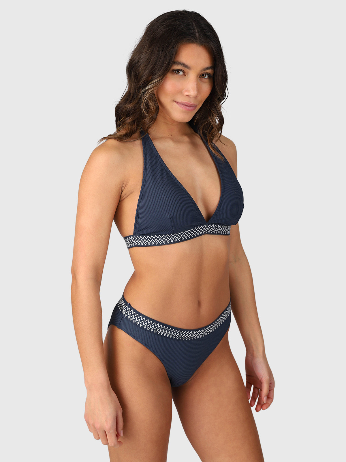 Noles-Rib Women Bikini Bottom | Indigo Blue