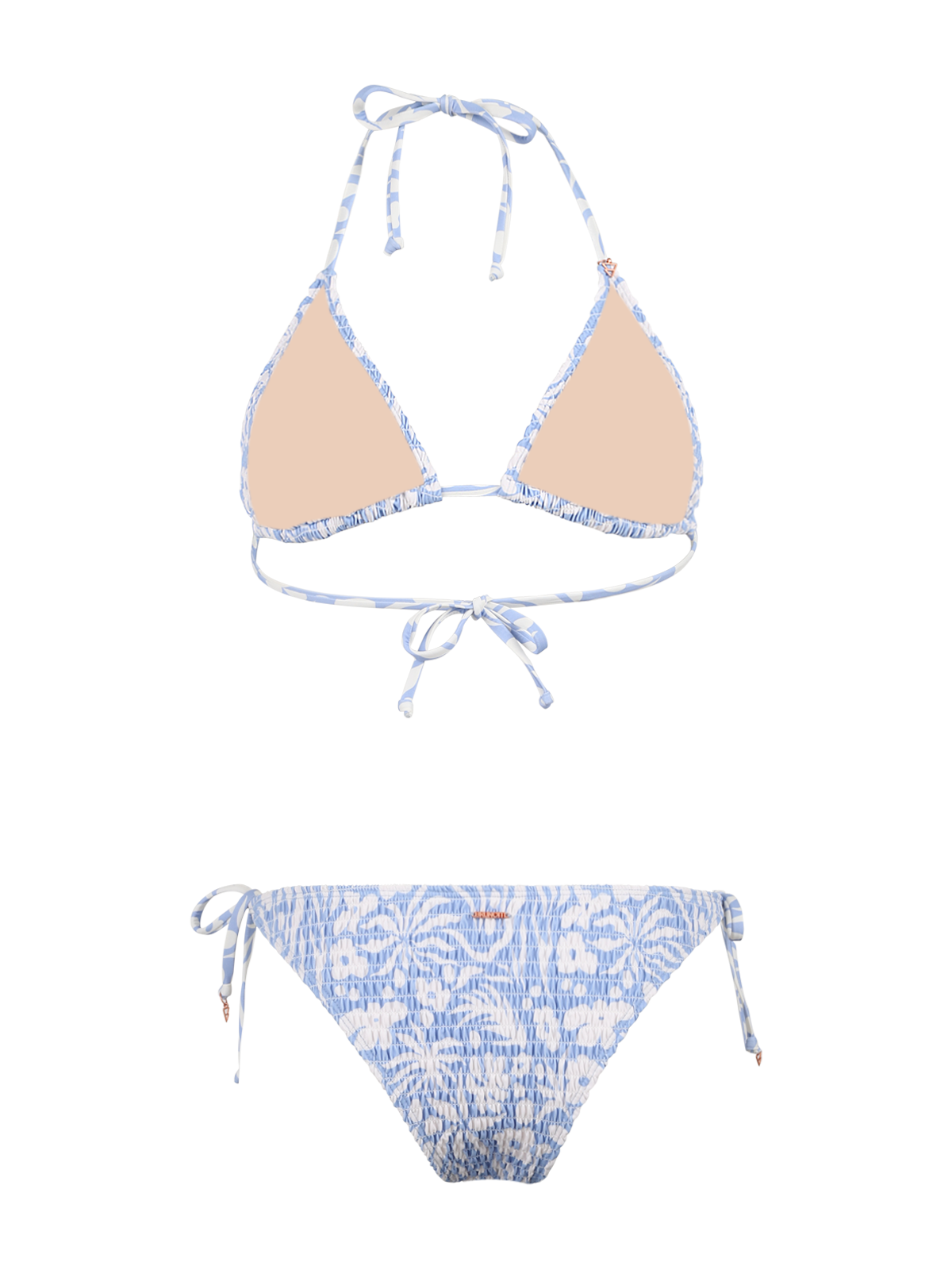 Mahlia-Swirl Damen Triangel-Bikini | Bluebell