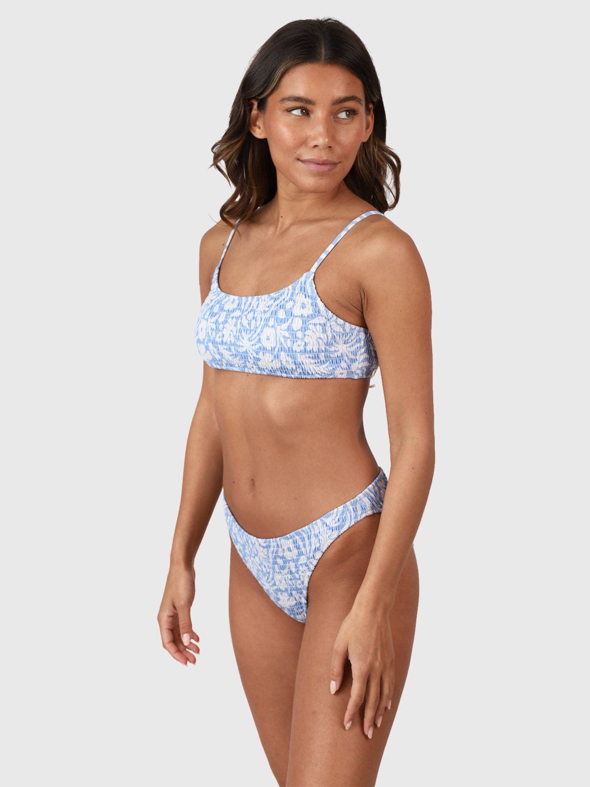 Cruzin-Swirl Damen Bralette Bikini | Bluebell