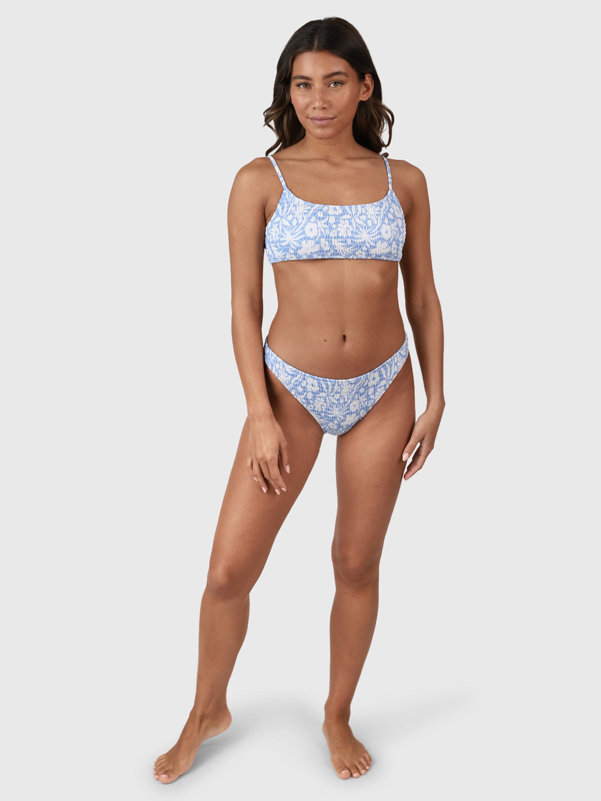 Cruzin-Swirl Damen Bralette Bikini | Bluebell