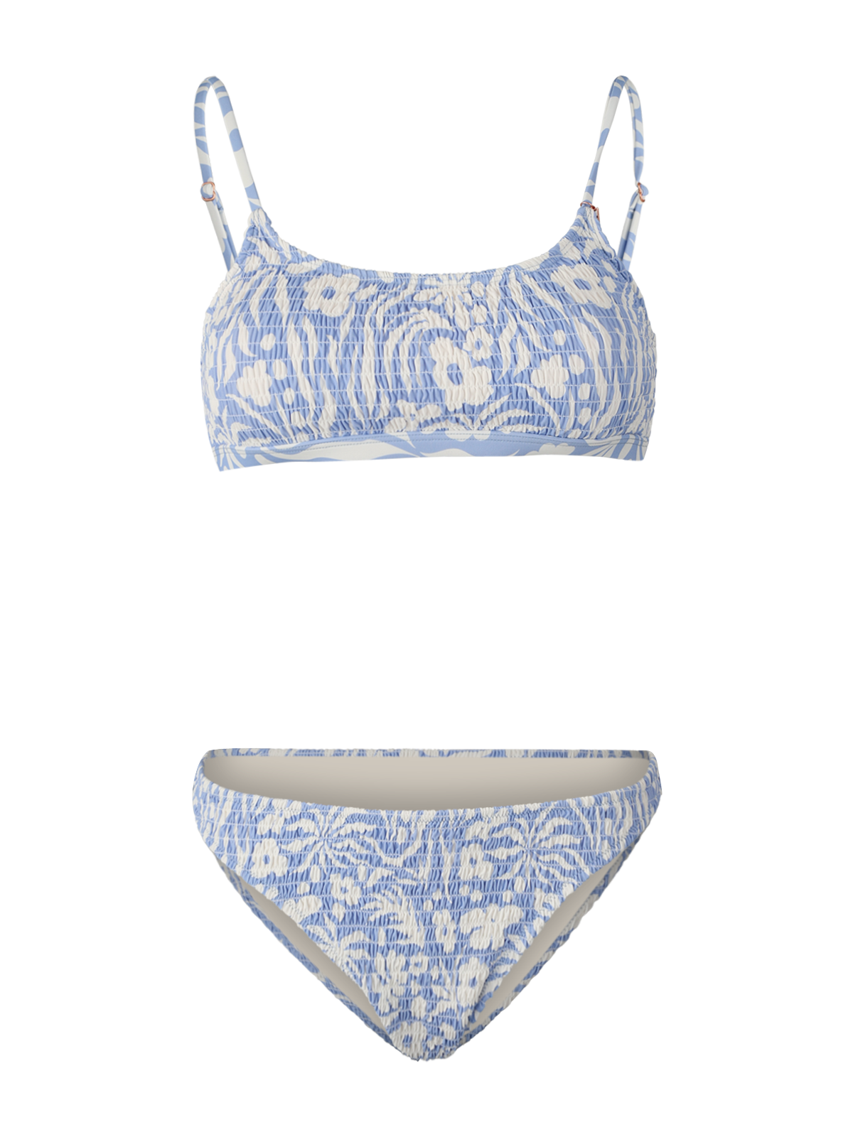 Cruzin-Swirl Damen Bralette Bikini | Bluebell