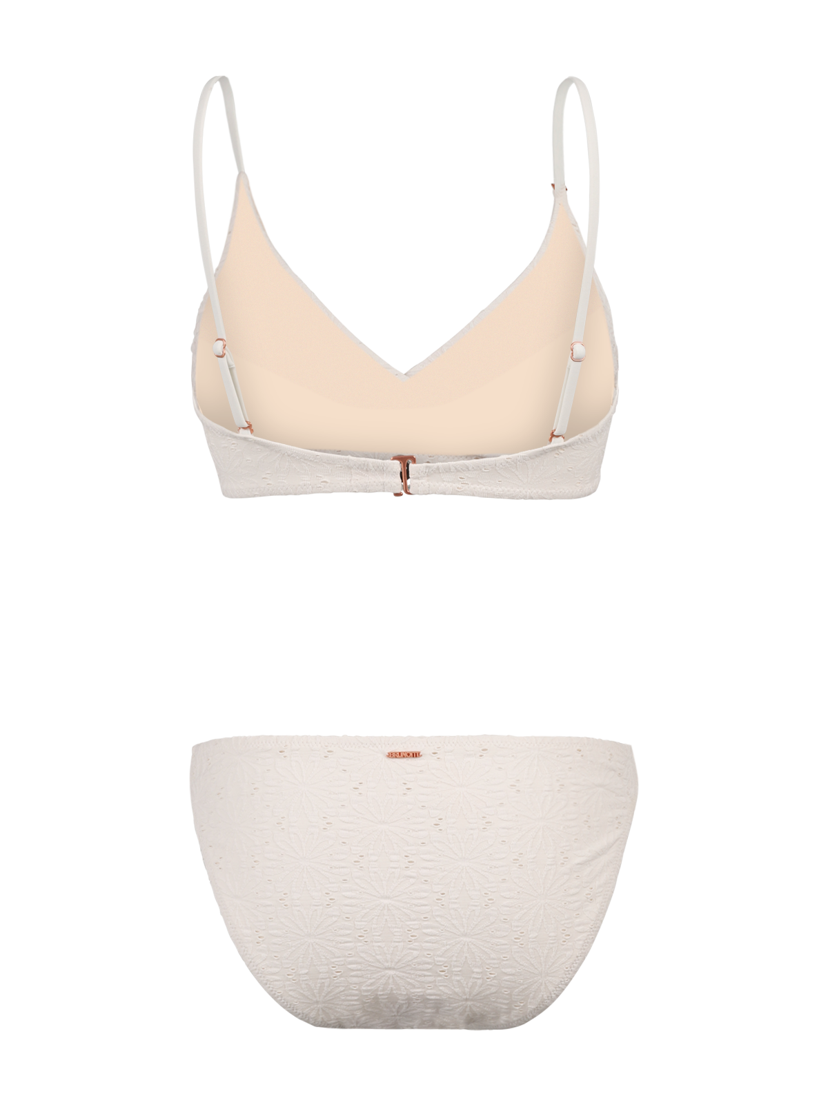 Bella-Broderie Dames Bralette Bikini | Snow