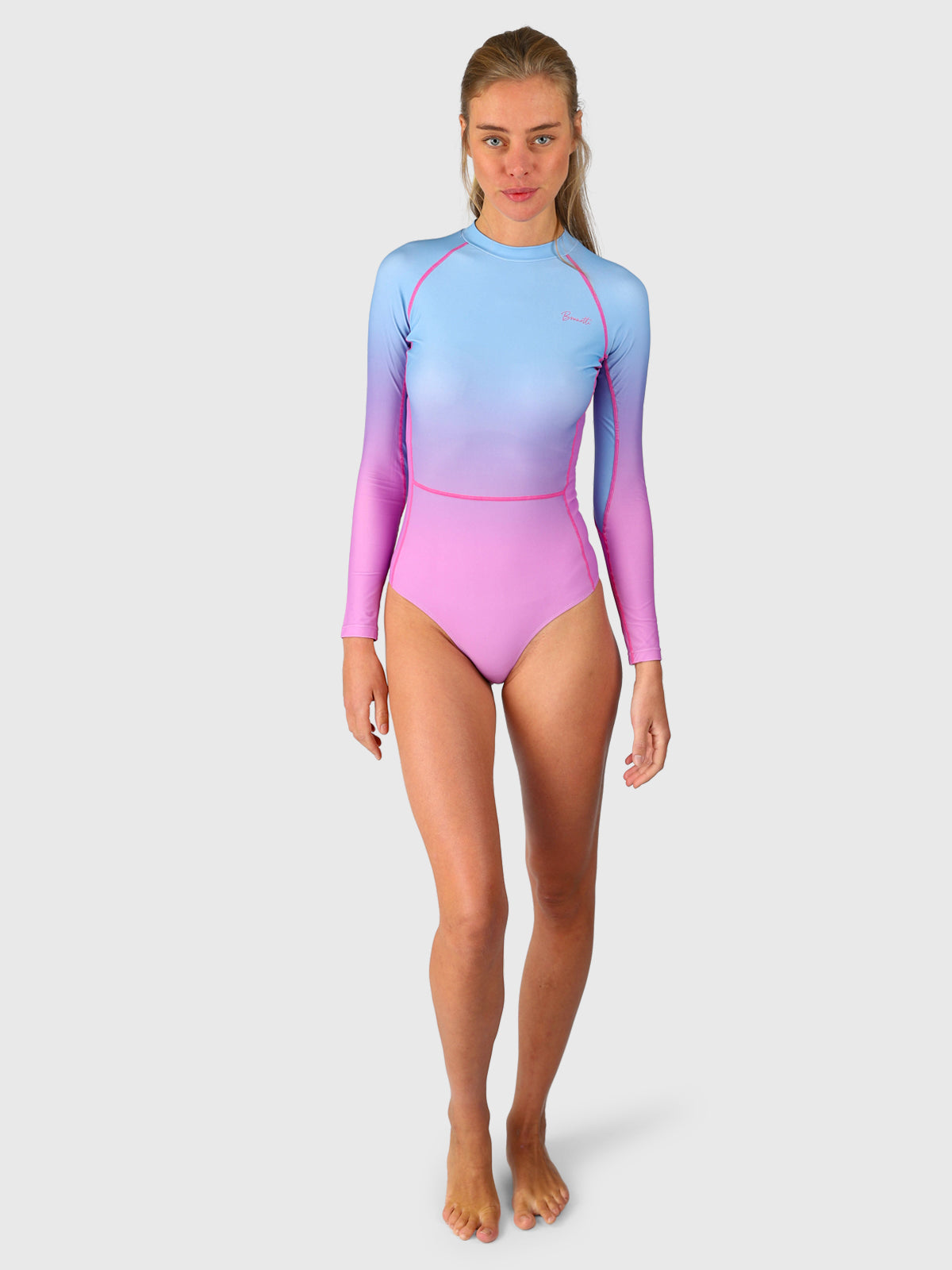 Shaka-Gradient Women Swimsuit | Bluebell