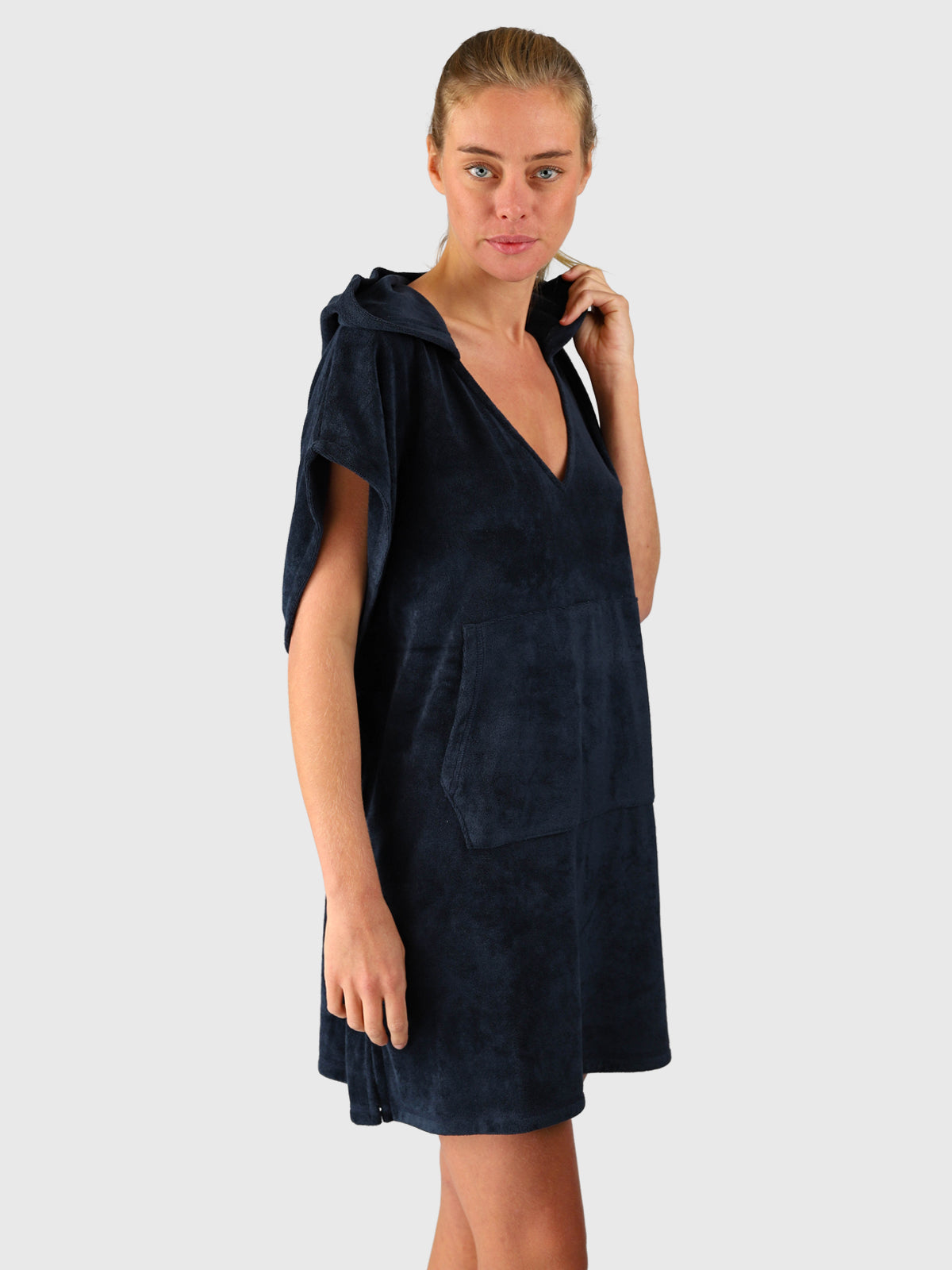 Paige Damen Poncho | Indigo Blue