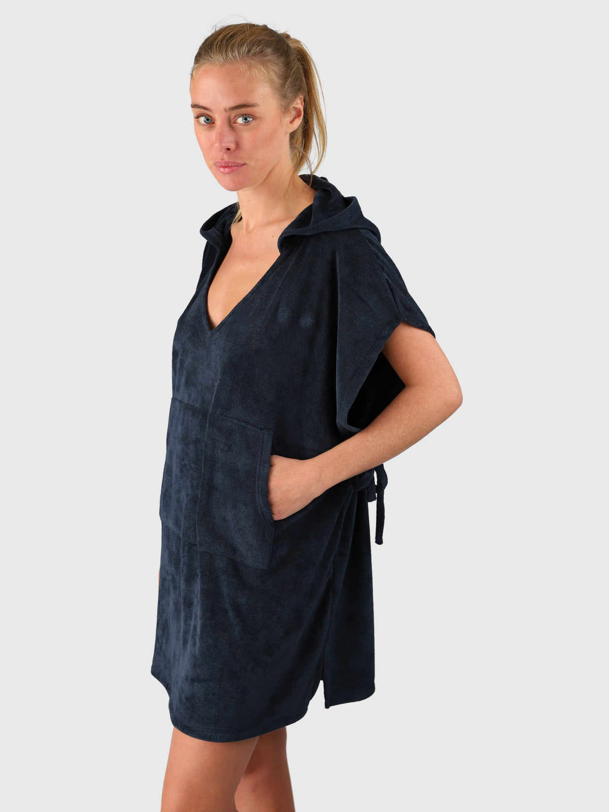 Paige Damen Poncho | Indigo Blue