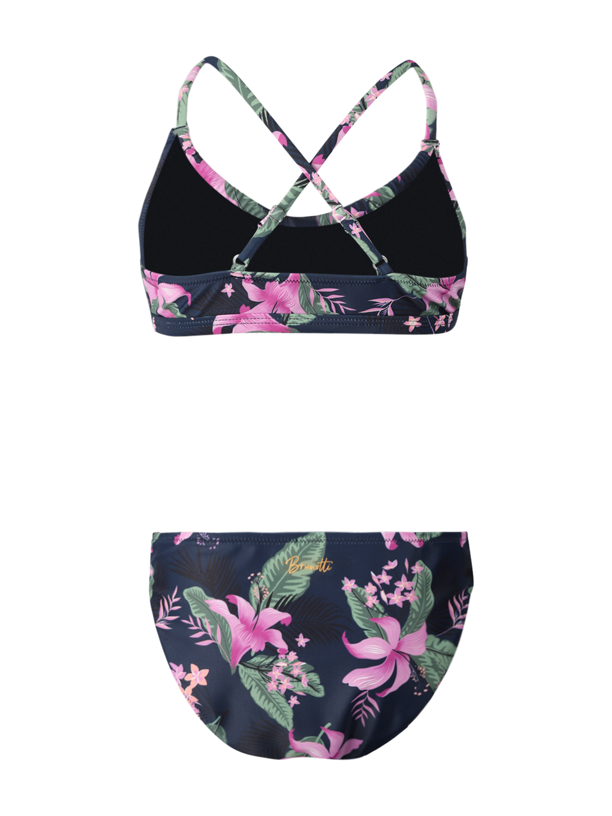 Ceralia-Tropicana Mädchen Bralette Bikini | Indigo Blue