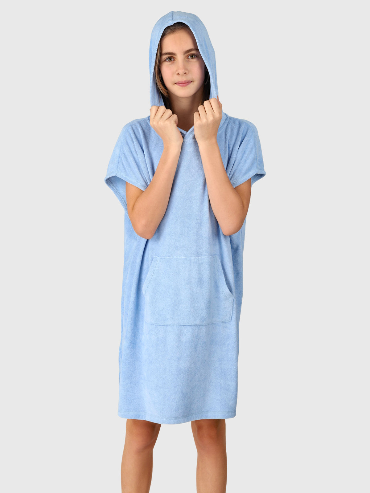 Airly Meisjes Poncho | Bluebell