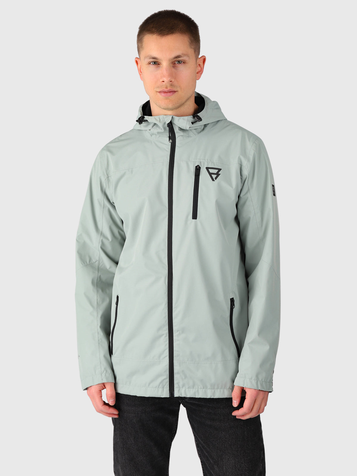 Weylin Heren Regenjas | Jet Grey