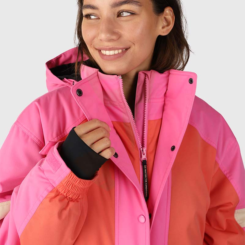 Saporo Women Anorak Snow Jacket | Pink