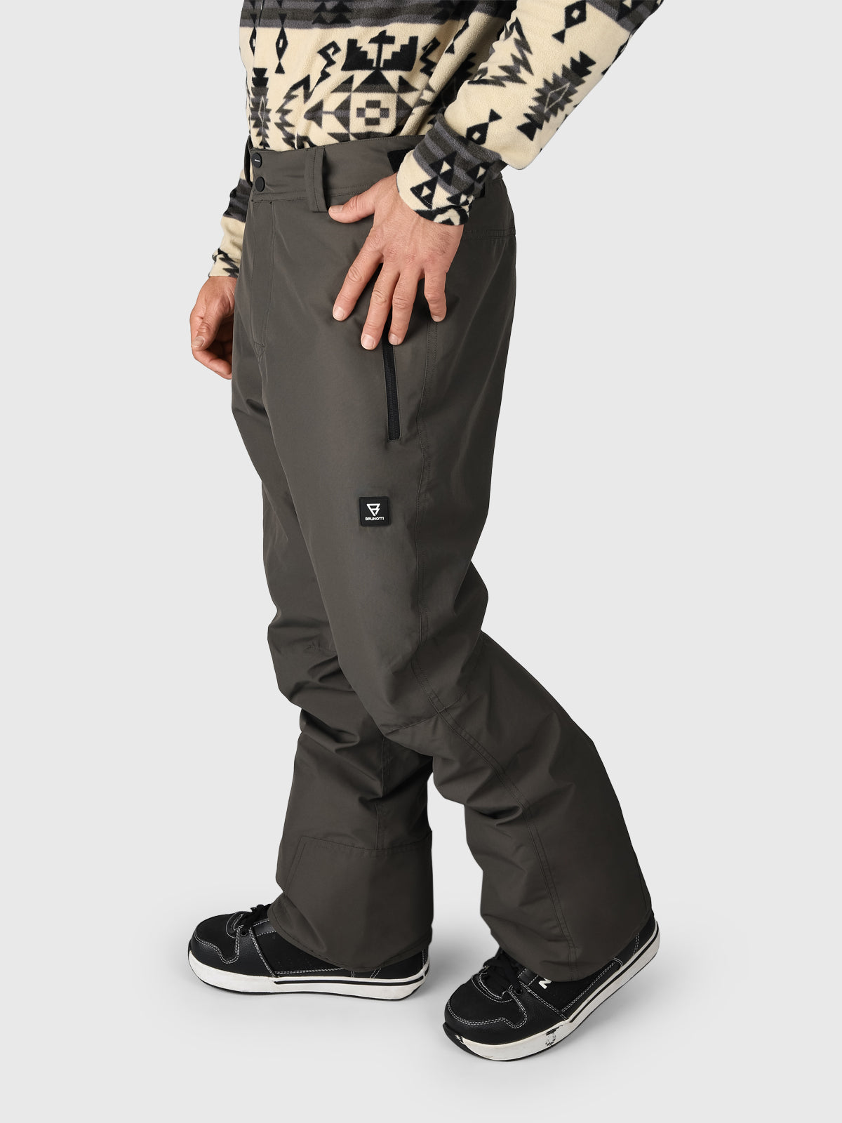 Jiro S Men Snow Pants Grey