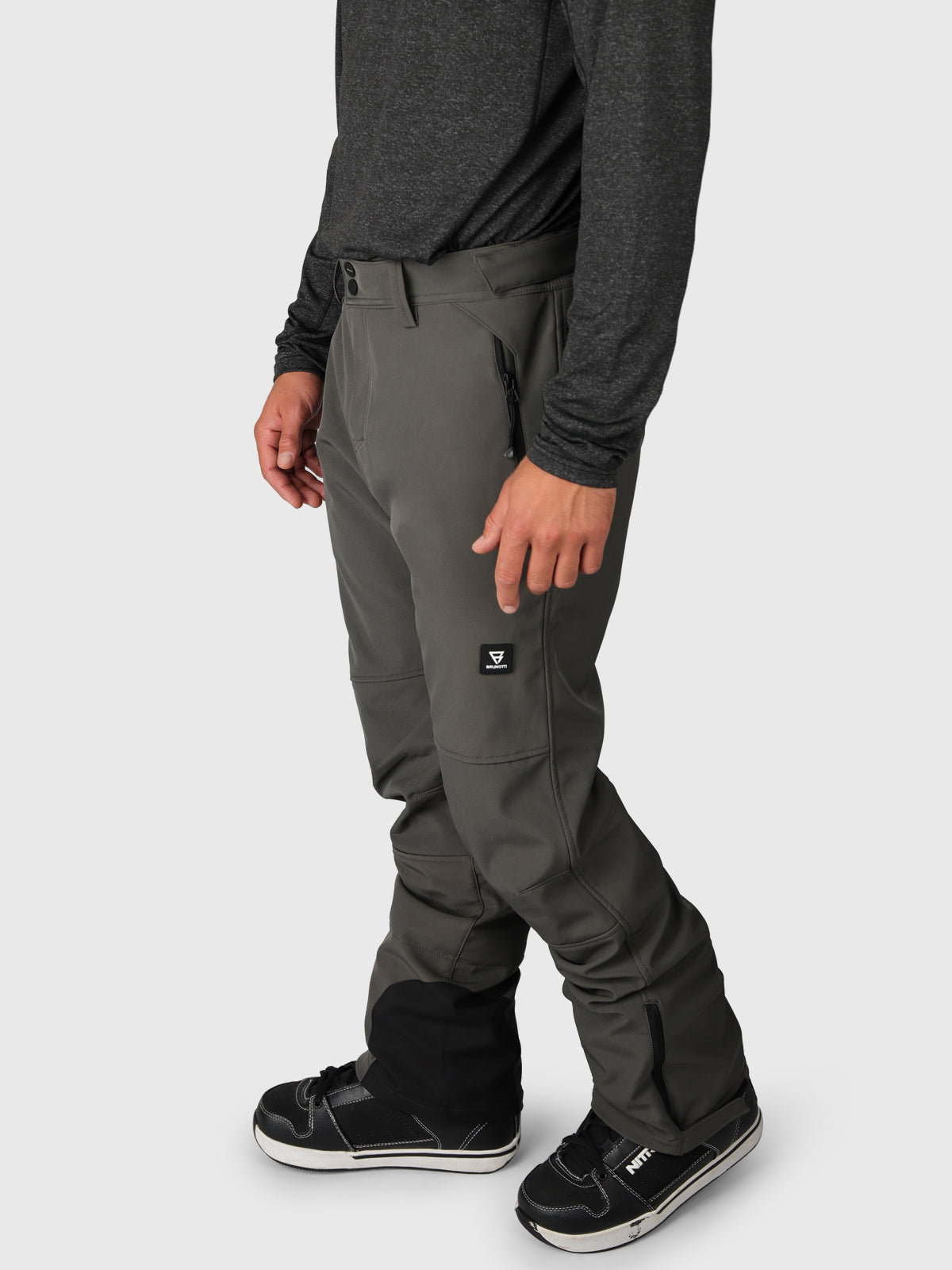 Huygens Heren Softshell Skibroek | Groen