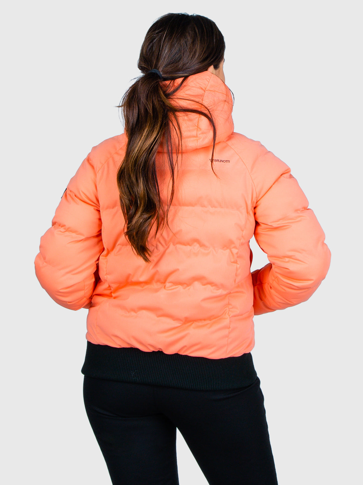 Firecrown Dames Puffer Ski Jas Oranje