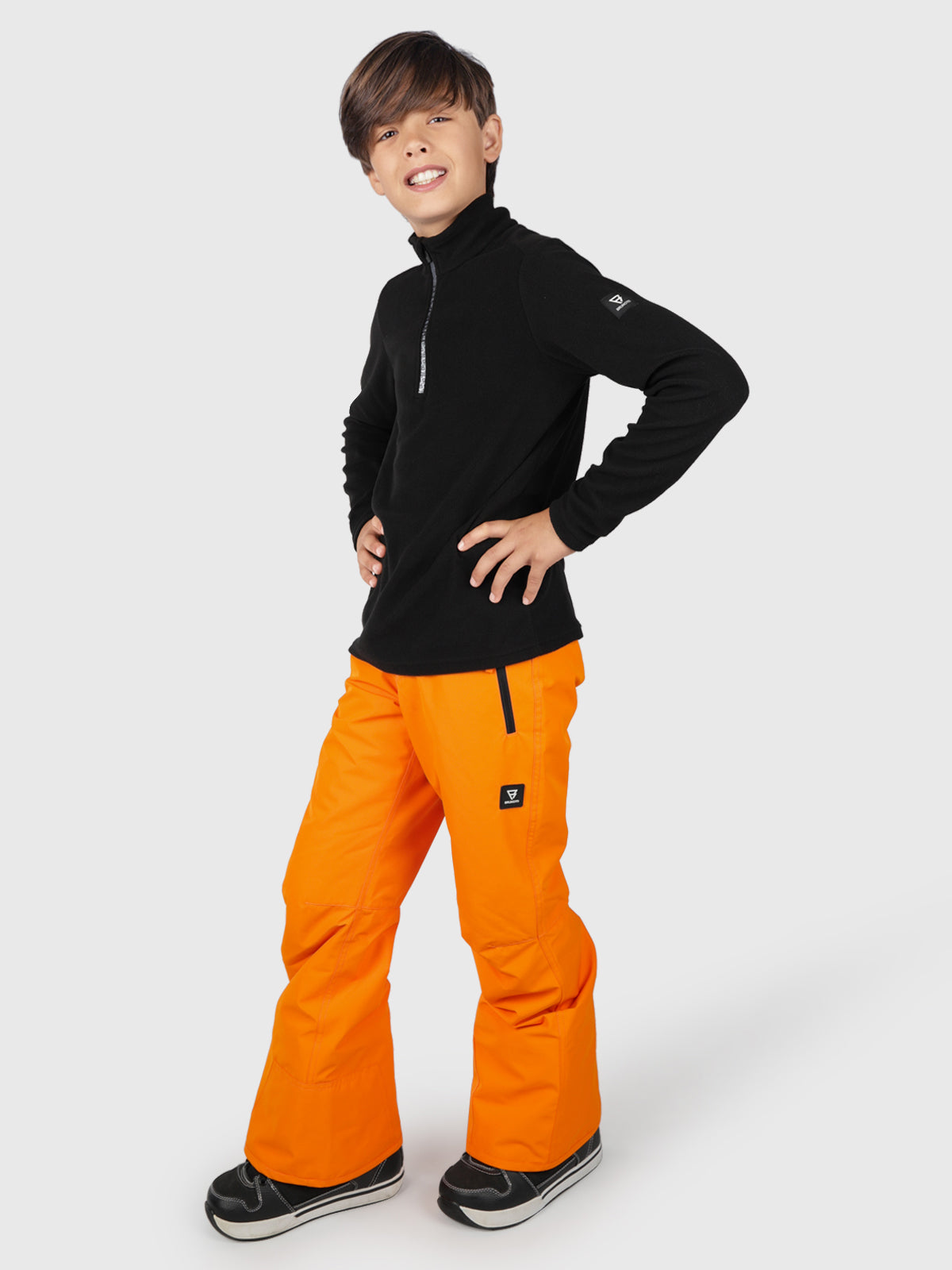 Footraily Boys Snow Pants Orange