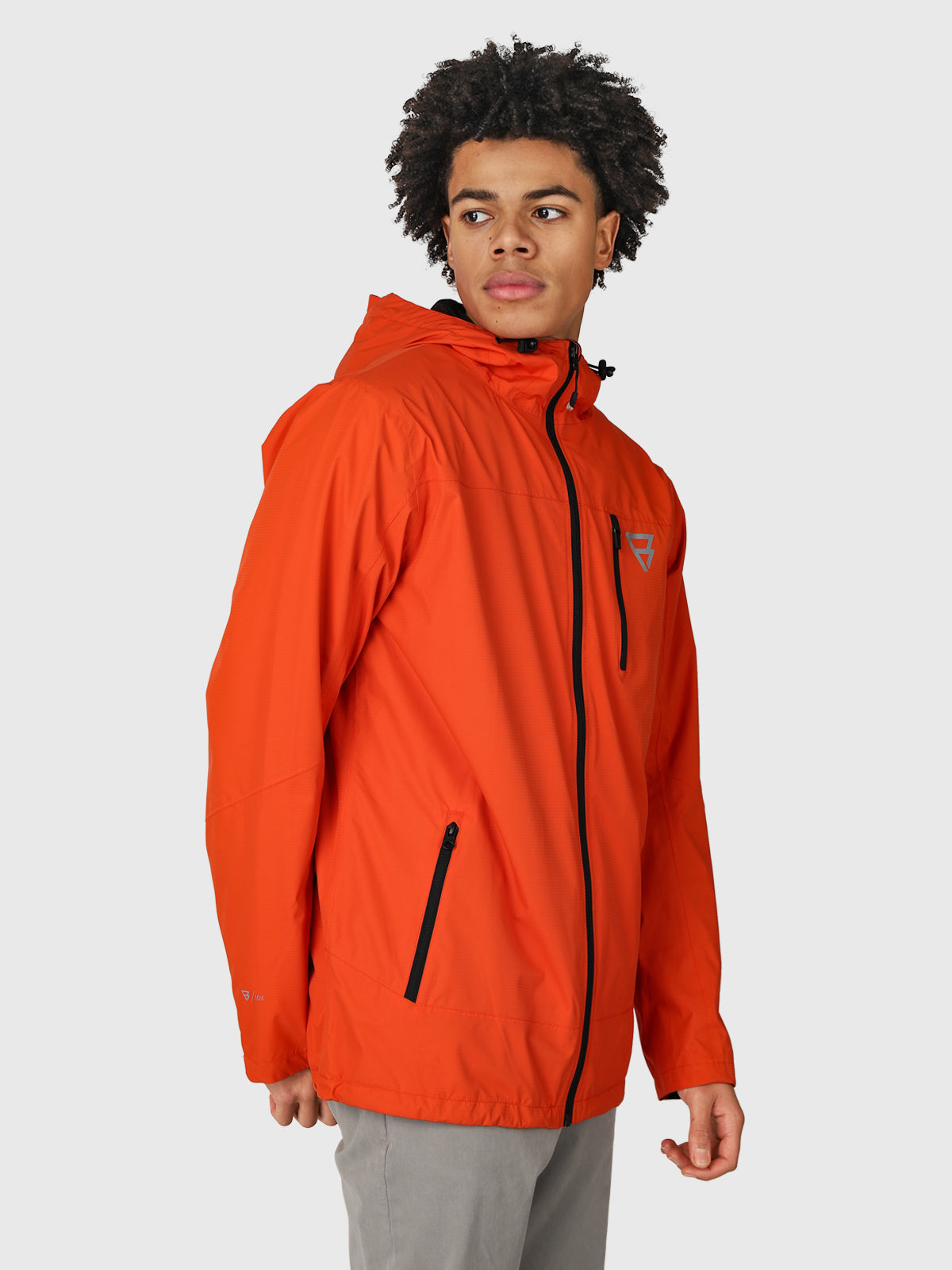 Orange rain hotsell jacket mens