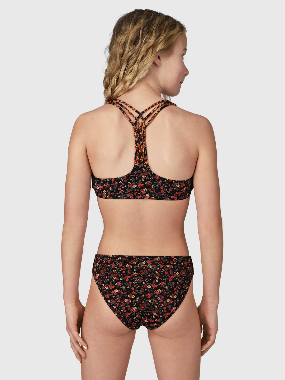 Lina Flower Girls Bikini Black