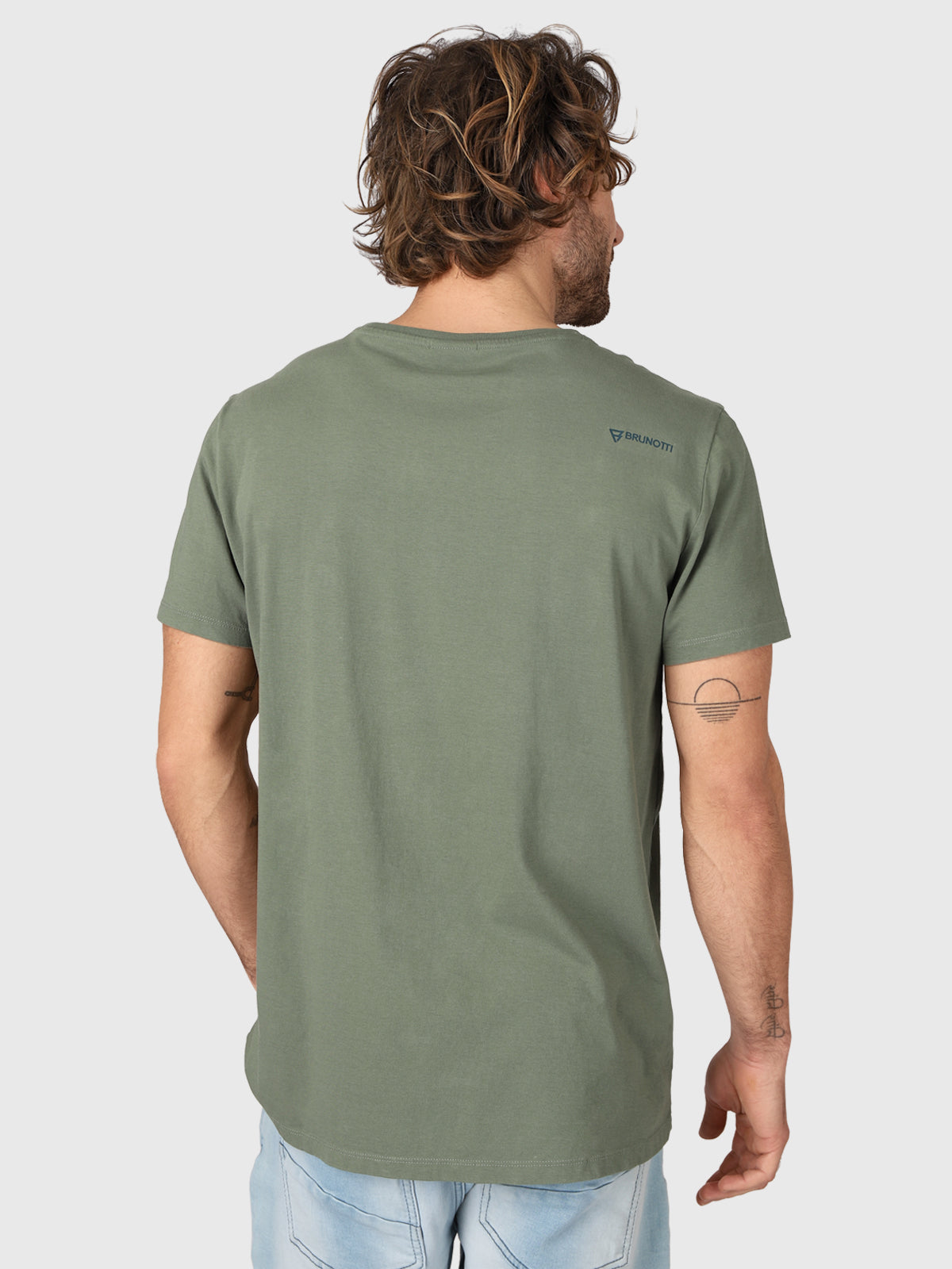 Axle N Men T Shirt Green