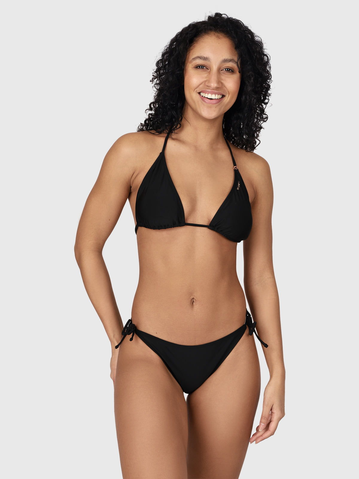 Novalee-N Women Bikini Triangle Top | Black