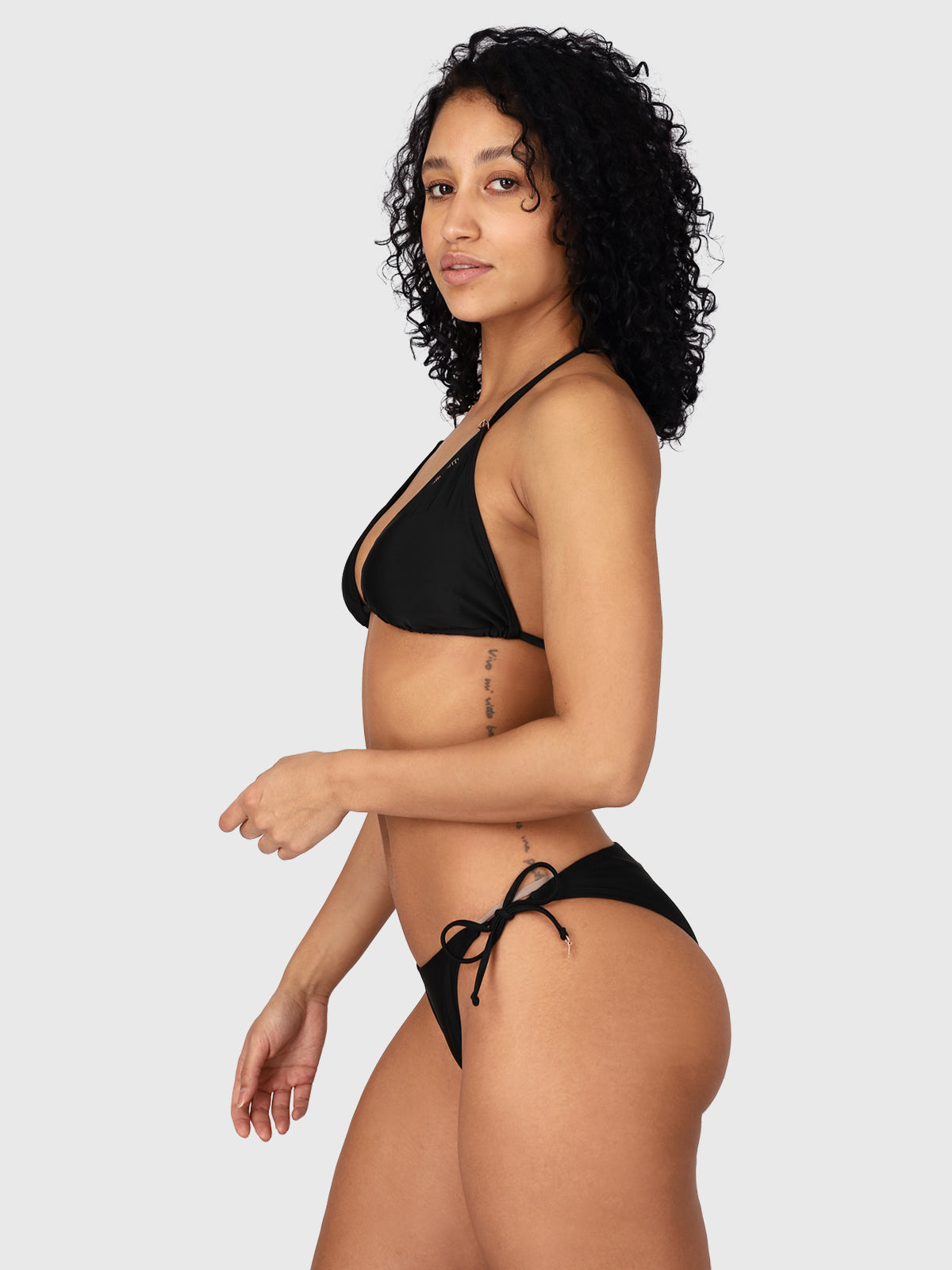 Novalee-N Women Bikini Triangle Top | Black