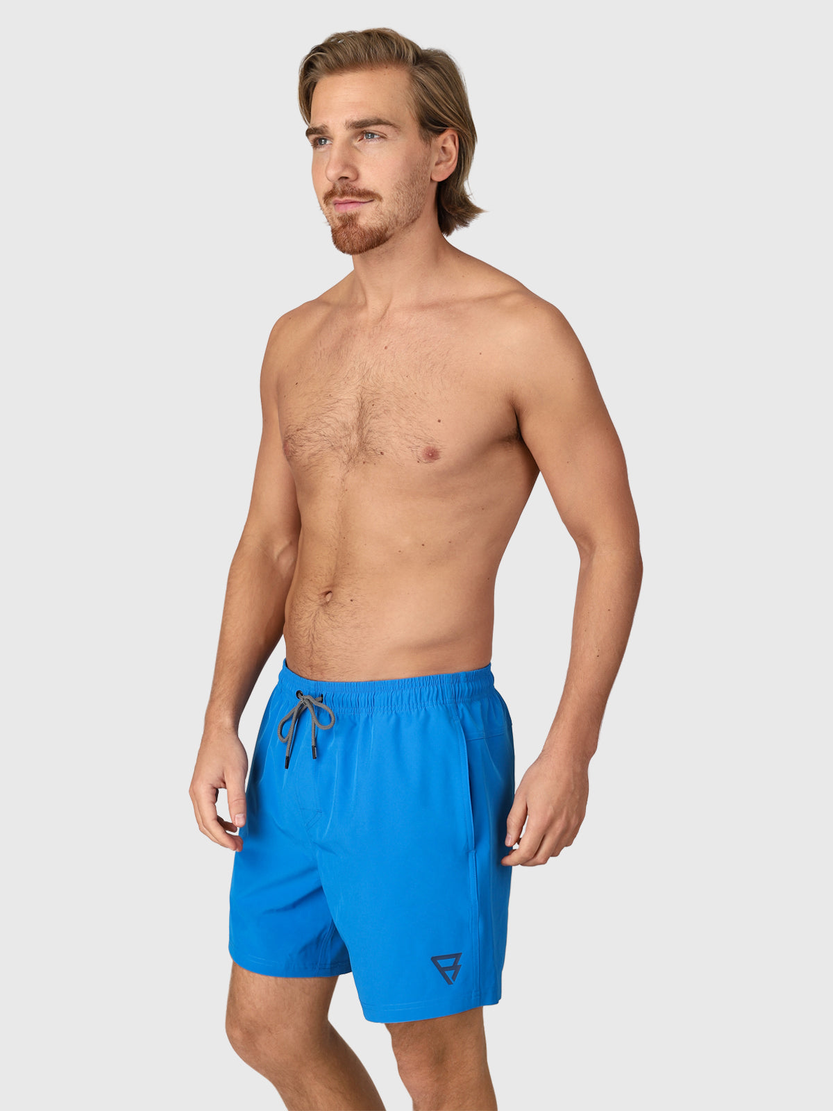 Neon blue sales swim trunks